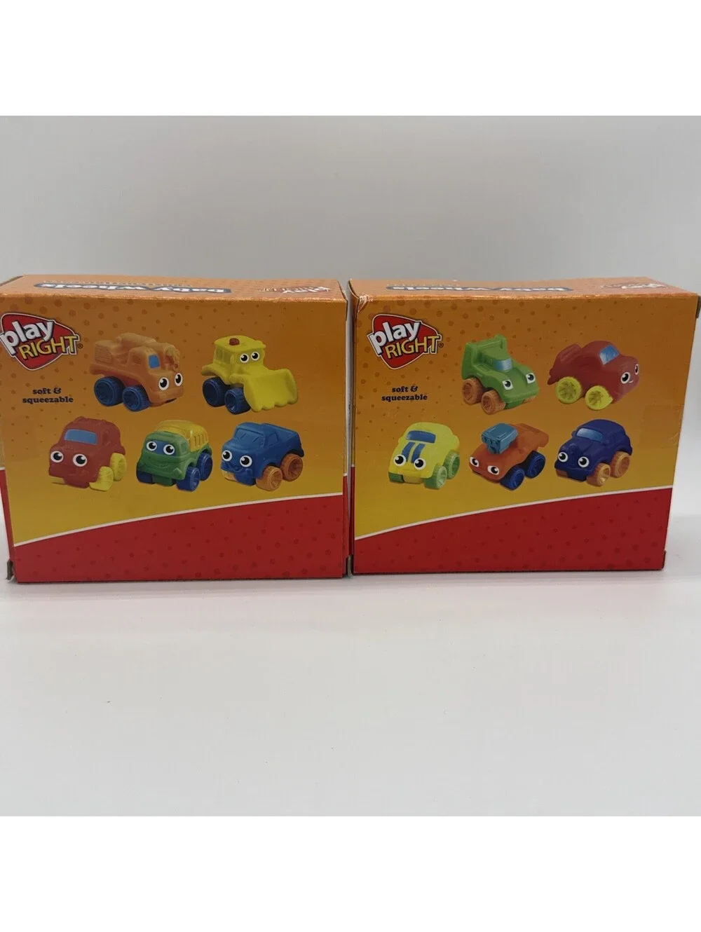 Play Right Baby Wheels Toy Cars 2 Pack Construction Cars Race Cars New Sealed